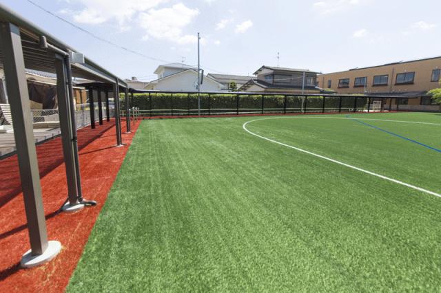 幼稚園人口芝工事 幼稚園人口芝工事